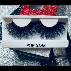 25MM MINX EYELASHES Tweezer & Bling Shimmer Case